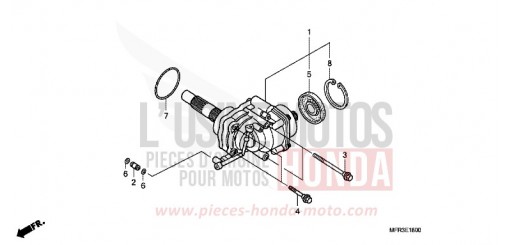 ARBRE TRANSVERSAL VT1300CXAA de 2010